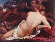 Bacchantin, Detail CARRACCI, Annibale